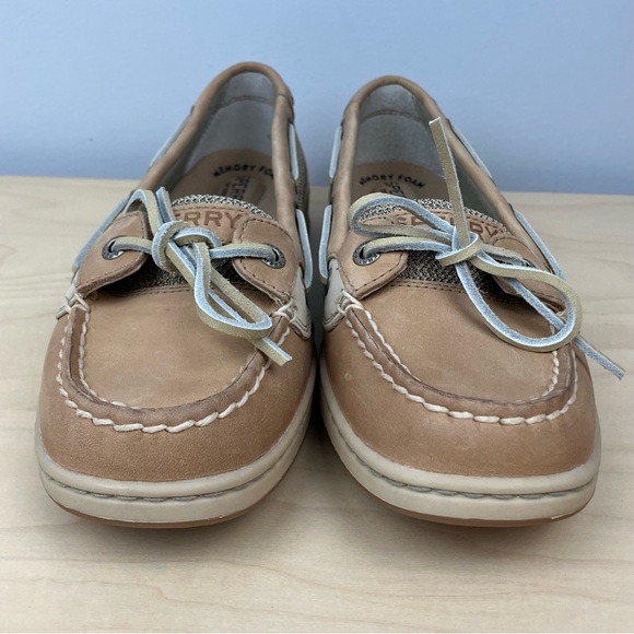 Sperry Top-Sider Women’s Size 8.0 Angelfish Brown Leather Slip On Boat Shoes - Picture 5 of 10